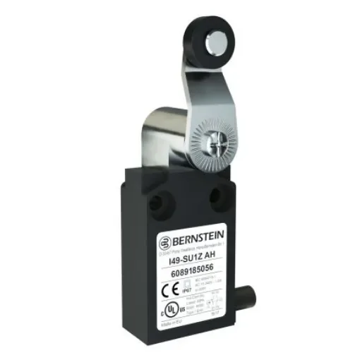Bernstein AG I49 Series Plunger Roller Lever Limit Switch, NO/NC, IP67, SPST, Plastic Housing - 6089135057 product image