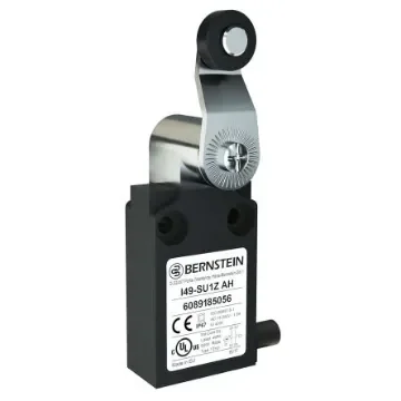 Bernstein AG I49 Series Plunger Roller Lever Limit Switch, NO/NC, IP67, SPST, Plastic Housing - 6089185056 product image