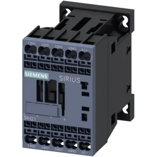 Siemens SIRIUS Innovation 3RH2 Contactor, 10 A, 4NO, 600 V dc, 690 V ac - 1363670 product image