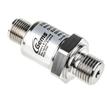 Gems Sensors 3100 Series Pressure Sensor, 0bar Min, 400bar Max, Analogue Output, Relative Reading - 3100S0400S01E000 product image