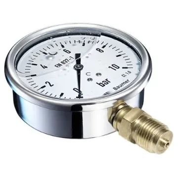 Bourdon Analogue Pressure Gauge 10bar Bottom Entry 100mm Outside Diameter - MIT5-D32.B22 product image