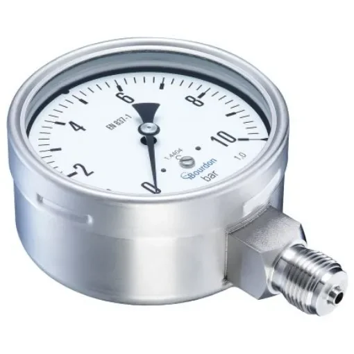Bourdon Analogue Pressure Gauge 40bar Bottom Entry 100mm Outside Diameter - MEX5-D30.B27 product image