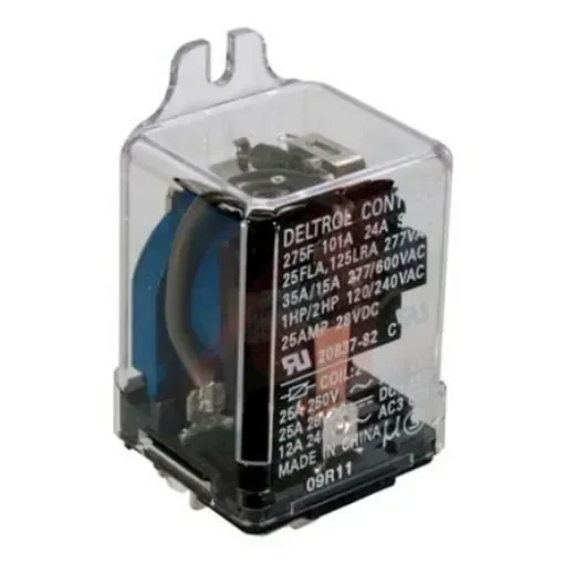 Deltrol Plug In Power Relay, 120V ac Coil, 35A Switching Current, DPDT - 20844-84 product image
