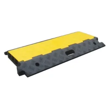 RS PRO 910mm Black/Yellow Cable Cover in Rubber, Thermoplastic, 46mm Inside dia. - 1365420 product image