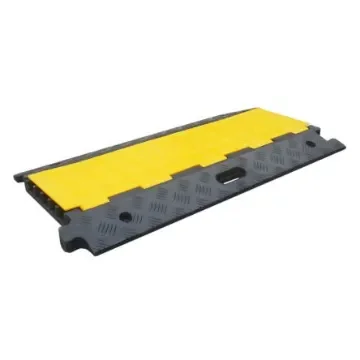 RS PRO 910mm Black/Yellow Cable Cover in Rubber, Thermoplastic, 34mm Inside dia. - 1365422 product image