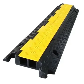 RS PRO 1000mm Black/Yellow Cable Cover in Rubber, Thermoplastic, 38 x 35mm Inside dia. - 1365423 product image