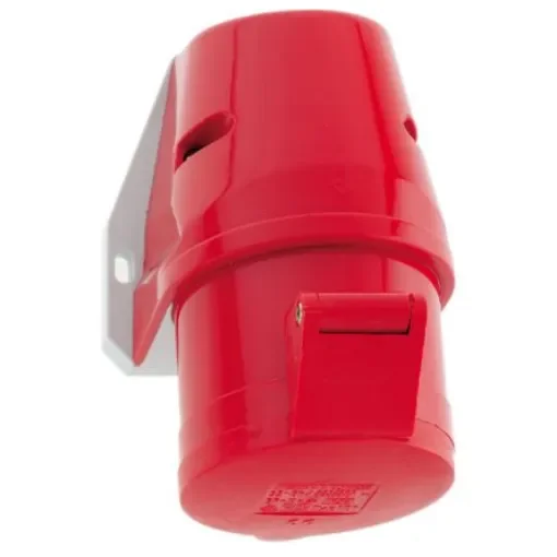 Bals IP44 Red Wall Mount 3P + E Industrial Power Socket, Rated At 16A, 415 V - 11905 product image