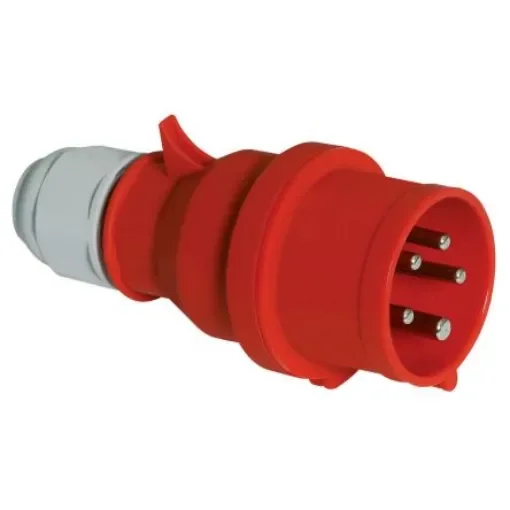 Bals IP44 Red Cable Mount 3P + N + E Industrial Power Plug, Rated At 16A, 415 V - 2136 product image