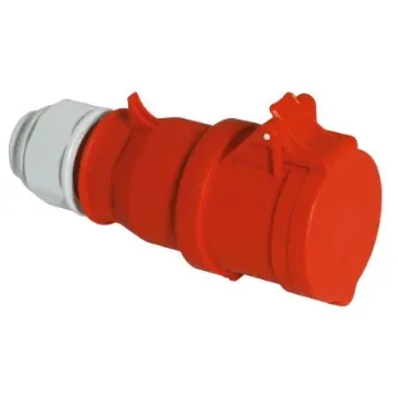 Bals IP44 Red Cable Mount 3P + N + E Industrial Power Socket, Rated At 16A, 415 V - 3136 product image