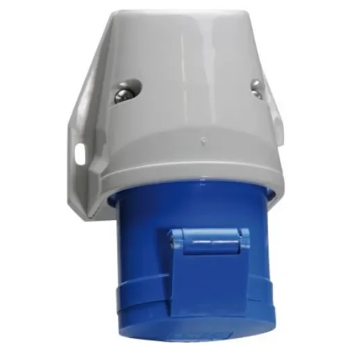 Bals IP44 Blue Wall Mount 2P + E Industrial Power Socket, Rated At 32A, 230 V - 11919 product image