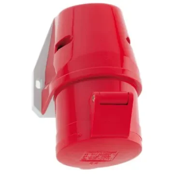 Bals IP44 Red Wall Mount 3P + E Industrial Power Socket, Rated At 32A, 415 V - 11922 product image