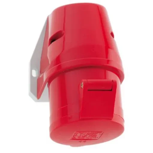 Bals IP44 Red Wall Mount 3P + N + E Industrial Power Socket, Rated At 32A, 415 V - 112002 product image