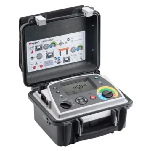 Megger DLRO10 Ohmmeter, 2500 O Max, 10µO Resolution, Low Resistance - 1008-090 product image