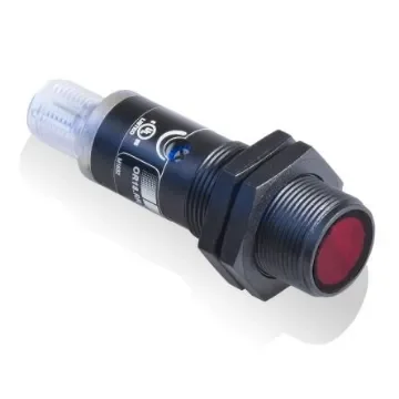 Baumer Through Beam Photoelectric Sensor, Barrel Sensor, 20 mm Detection Range - OR18.EI-PW1P.71O product image