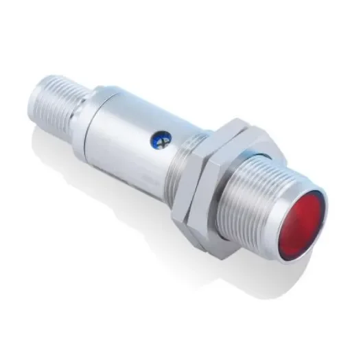 Baumer Retroreflective Photoelectric Sensor, Barrel Sensor, 4.5 m Detection Range - OR18W.RR-PW1P.9VO product image