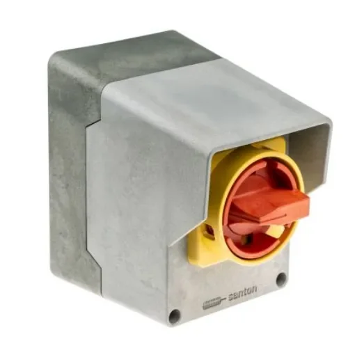 SANTON 4P Pole Wall Mount Isolator Switch - 40A Maximum Current, 15kW Power Rating - CS40-4P-NONC-MP1-RY9 product image
