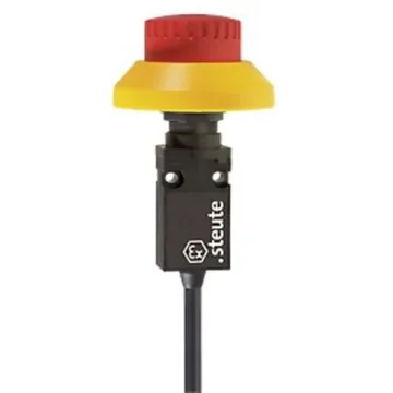 Steute Ex 14 Series Push Button Limit Switch, 2NC, IP65, DPST, Thermoplastic Housing, 250V ac Max, 250 V ac 6 A, 230 V - Ex 14 RUV 2O-5m product image