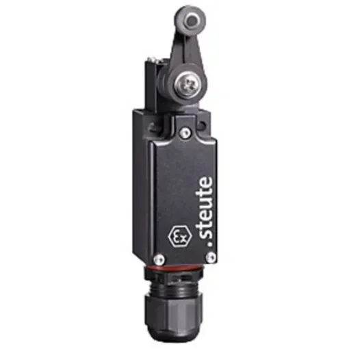 Steute Ex 97 Series Lever Limit Switch, NO/NC, IP66, IP67, IP69, DPST, Thermoplastic Housing, 500V ac Max, 4A Max - Ex ES 97 D 11 -60 c product image