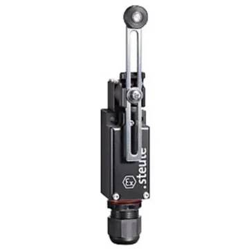 Steute Ex 97 Series Lever Limit Switch, NO/NC, IP66, IP67, IP69, DPST, Thermoplastic Housing, 500V ac Max, 4A Max - Ex ES 97 DS 11 -60 c product image