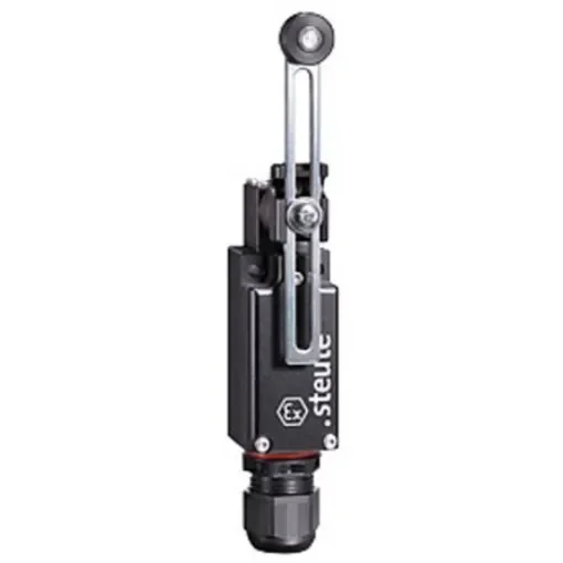 Steute Ex 97 Series Lever Limit Switch, 2NC, IP66, IP67, IP69, DPST, Thermoplastic Housing, 400V ac Max, 4A Max - Ex ES 97 DS 02 -60 c product image