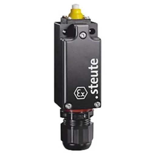 Steute Ex 97 Series Plunger Limit Switch, 2NC, IP66, IP67, IP69, DPST, Thermoplastic Housing, 400V ac Max, 4A Max - Ex ES 97 W 02 -60 c product image