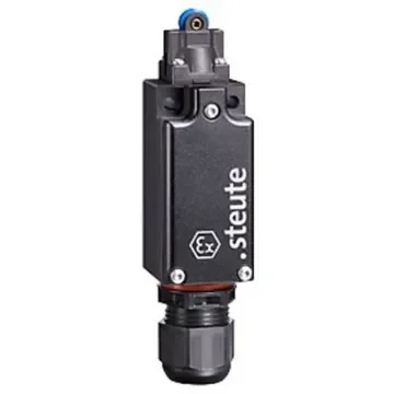 Steute Ex 97 Series Roller Plunger Limit Switch, NO/NC, IP66, IP67, IP69, DPST, Thermoplastic Housing, 500V ac Max, 4A - Ex ES 97 R 11 -60 c product image