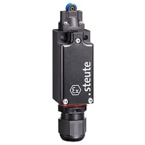 Steute Ex 97 Series Roller Plunger Limit Switch, NO/NC, IP66, IP67, IP69, DPST, Thermoplastic Housing, 500V ac Max, 4A - Ex ES 97 R 11 -60 c product image