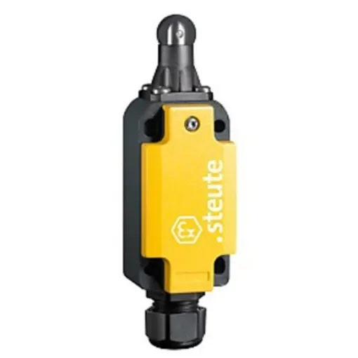 Steute Ex 98 Series Roller Plunger Limit Switch, 2NC, IP66, DPST, Aluminium Housing, 250V ac Max, T6 4.4A Max - Ex ES 98 R -02 -40C product image