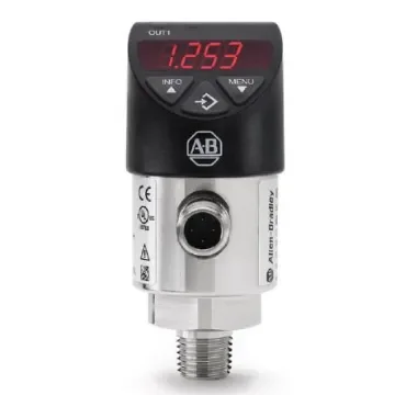 Allen Bradley 836P Series Pressure Sensor, 0psi Min, 3000psi Max, Analogue, PNP-NO/NC Output, Relative Reading - 836P-D2NMGC30PA-D4 product image