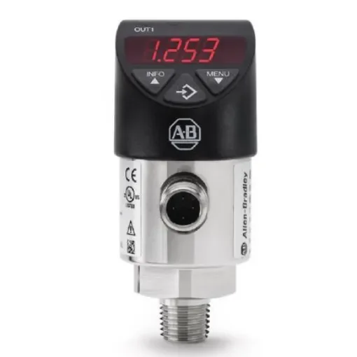 Allen Bradley 836P Series Pressure Sensor, 0psi Min, 3000psi Max, Analogue, PNP-NO/NC Output, Relative Reading - 836P-D2NMGC30PA-D4 product image