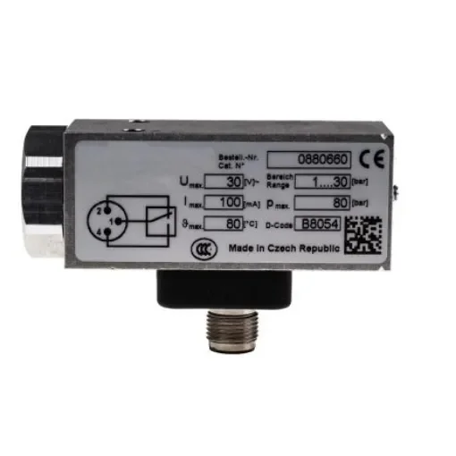 RS PRO Pressure Switch, M12 x 1 1bar to 30 bar - 1366274 product image