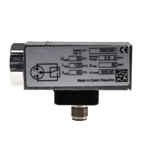 RS PRO Pressure Switch, M12 x 1 0.5bar to 8bar - 1366276 product image