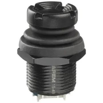 APEM 3-Axis Thumbstick Castle, Momentary, IP67, IP69K 12V dc - NVH1D1C0CP2S product image