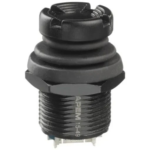 APEM 3-Axis Thumbstick Castle, Momentary, IP67, IP69K 12V dc - NVH1D1C0CP2S product image