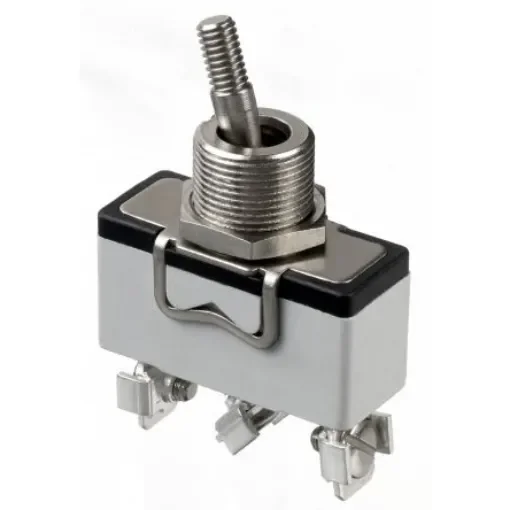 APEM Toggle Switch, Panel Mount, On-(On), SPDT, Screw Terminal, 250V ac - 635H/GX2330 product image