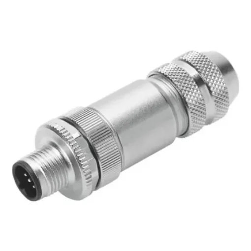 Festo Plug Connector, NECU Series, For Use With Self-Assembly Universal Plug Connectors - NECU-M-S-B12G5-C2-PB product image