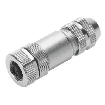 Festo Plug Connector, NECU Series, For Use With Self-Assembly Universal Plug Connectors - NECU-M-B12G5-C2-PB product image