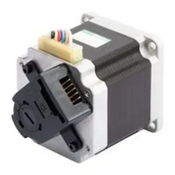 Sanyo Denki 2H56 Series Hybrid, Single Shaft Stepper Motor, 1.27Nm Torque, 36 V, 1.8°, 56 x 56mm Frame, 6.35mm Shaft - 2H5676B20S340 product image