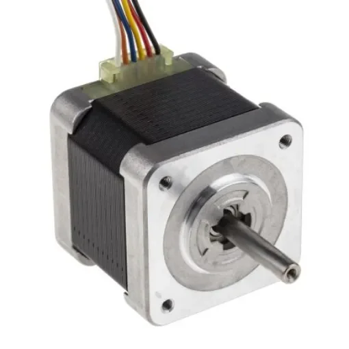 Sanyo Denki 103H5 Series Hybrid, Single Shaft Stepper Motor, 0.30Nm Torque, 24 V, 1.8°, 42 x 42mm Frame, 5mm Shaft - 103H5208-0483 product image