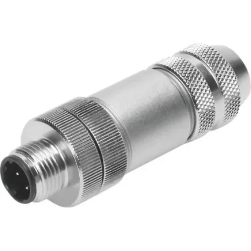 Festo Connector Assembly, NECU Series, For Use With Fieldbuses - NECU-M-S-D12G4-C2-ET product image