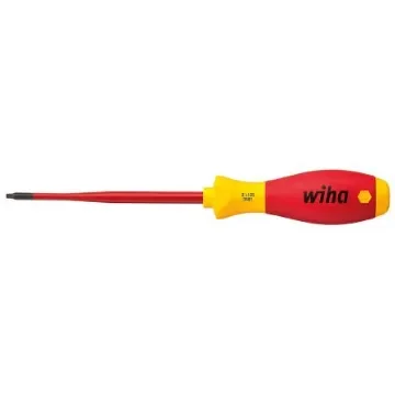 Wiha Square Insulated Screwdriver, #2 Tip, 125 mm Blade, VDE/1000V, 243 mm Overall - 35505 product image