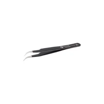ideal-tek 115 mm, Polyester (Handle), Stainless Steel (Body), ESD Tweezers - 7.SA.NE.6 product image