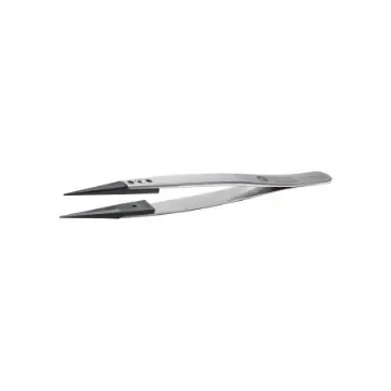 ideal-tek 130 mm, PEEK (Tip), Stainless Steel (Body), ESD Tweezers - 259CPR.SA.1 product image