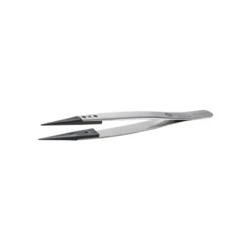 ideal-tek 130 mm, PEEK (Tip), Stainless Steel (Body), ESD Tweezers - 259CPR.SA.1 product image