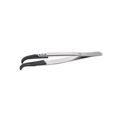 ideal-tek 130 mm, PEEK (Tip), Stainless Steel (Body), Flat; Rounded, ESD Tweezers - 2ABCPR.SA.1 product image