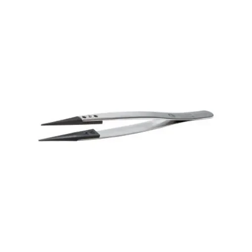 ideal-tek 130 mm, PA66/CF30 (Tip), Stainless Steel (Body), ESD Tweezers - 3CFR.SA.1 product image