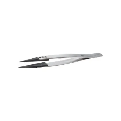 ideal-tek 130 mm, PEEK (Tip), Stainless Steel (Body), ESD Tweezers - 3CPR.SA.1 product image