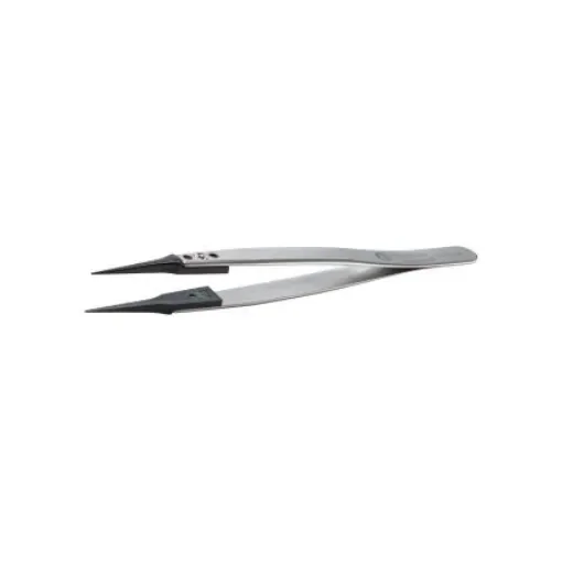 ideal-tek 130 mm, PEEK (Tip), Stainless Steel (Body), ESD Tweezers - 5CPR.SA.1 product image