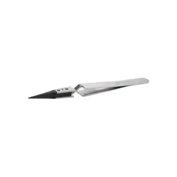 ideal-tek 130 mm, PA66/CF30 (Tip), Stainless Steel (Body), ESD Tweezers - 5XCFR.SA.1 product image