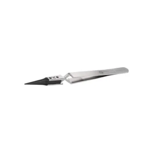 ideal-tek 130 mm, PEEK (Tip), Stainless Steel (Body), ESD Tweezers - 5XCPR.SA.1 product image